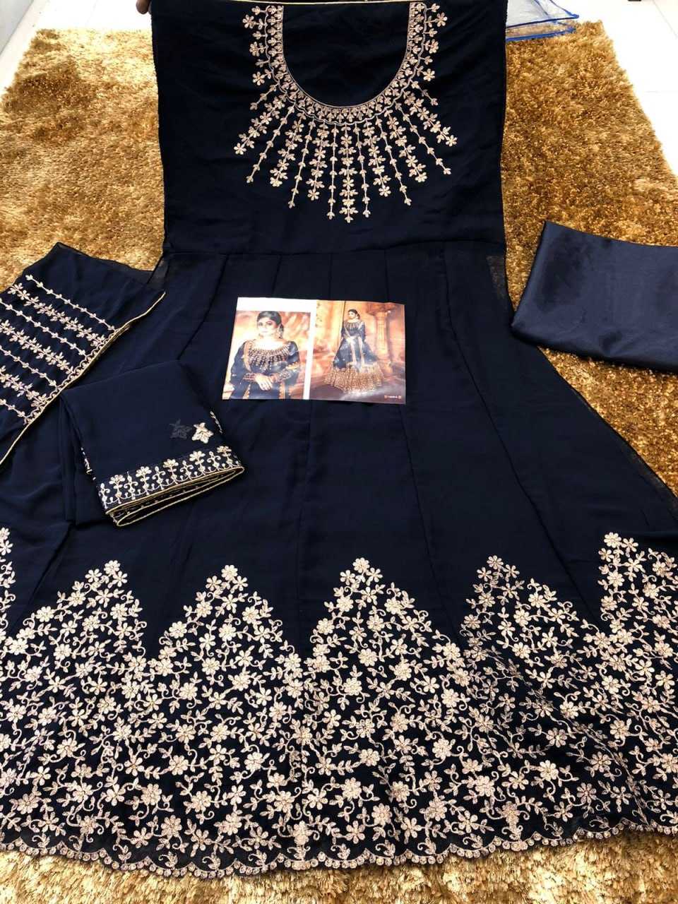 Ynf Georgette KESH504 8229 Gowns Wedding Collections Bollywood Collections Wholesale Georgette Gown Designer Gowns Shamita Shetty Manufacturer- Kapda Export