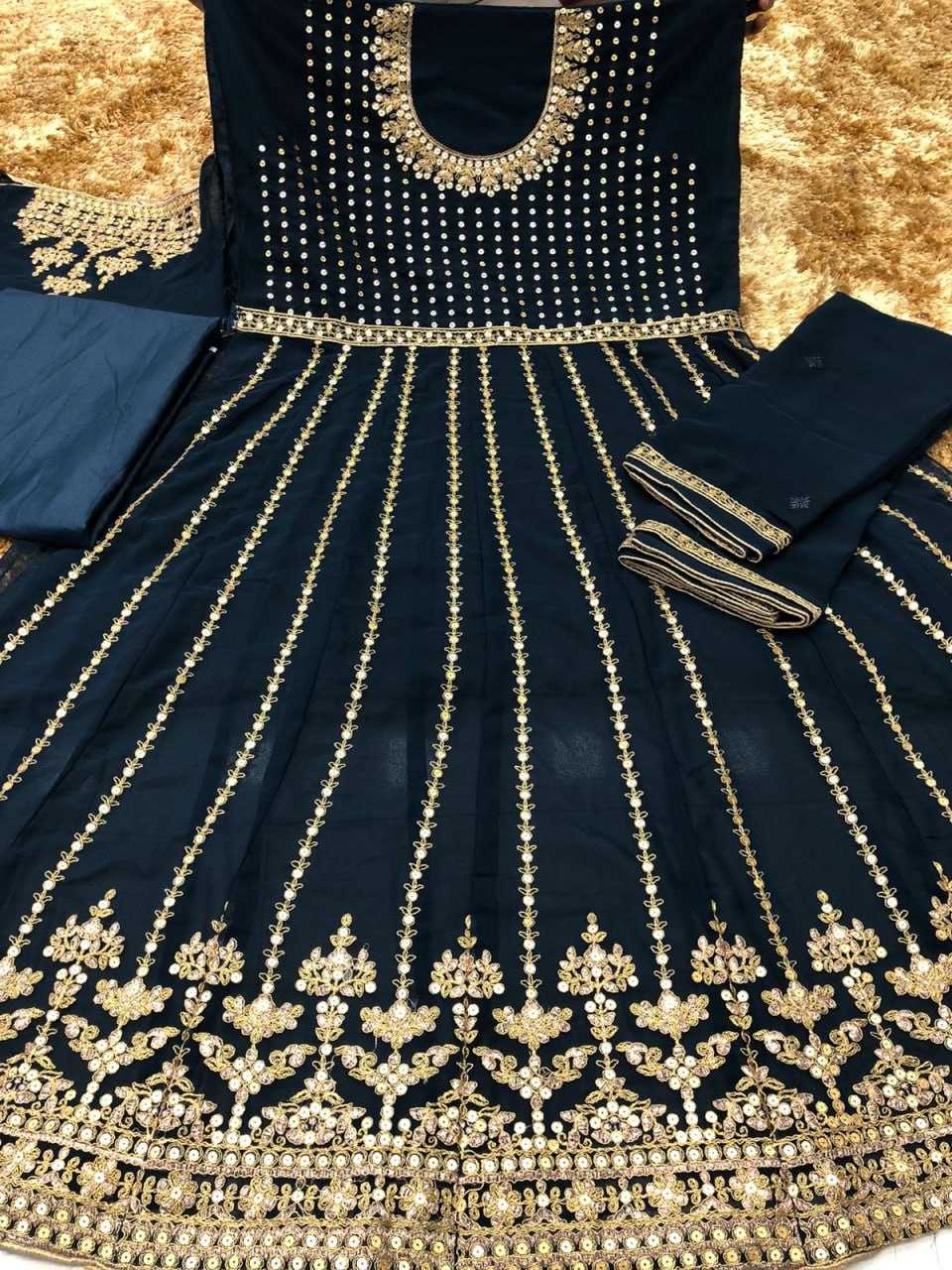 Ynf Georgette KESH504 8545 Gowns Wedding Collections Bollywood Collections Wholesale Embroidery Gowns Sequin Gowns Shamita Shetty Manufacturer- Kapda Export