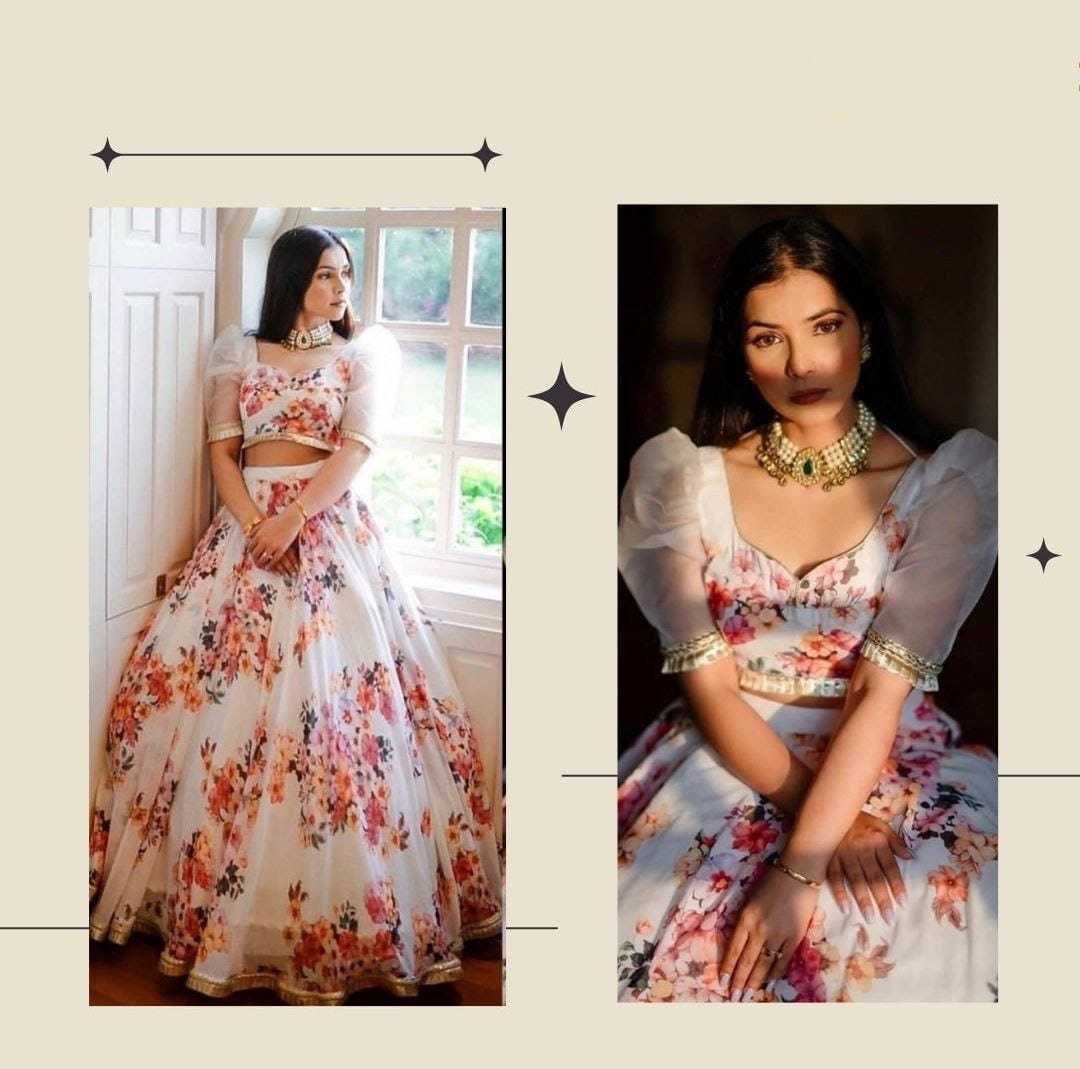 Ynf Georgette RIN157 1060 Lehengas Wedding Collections Festive Collections Wholesale Georgette Lehenga White Lehenga After-Party Outfits Manufacturer- Kapda Export