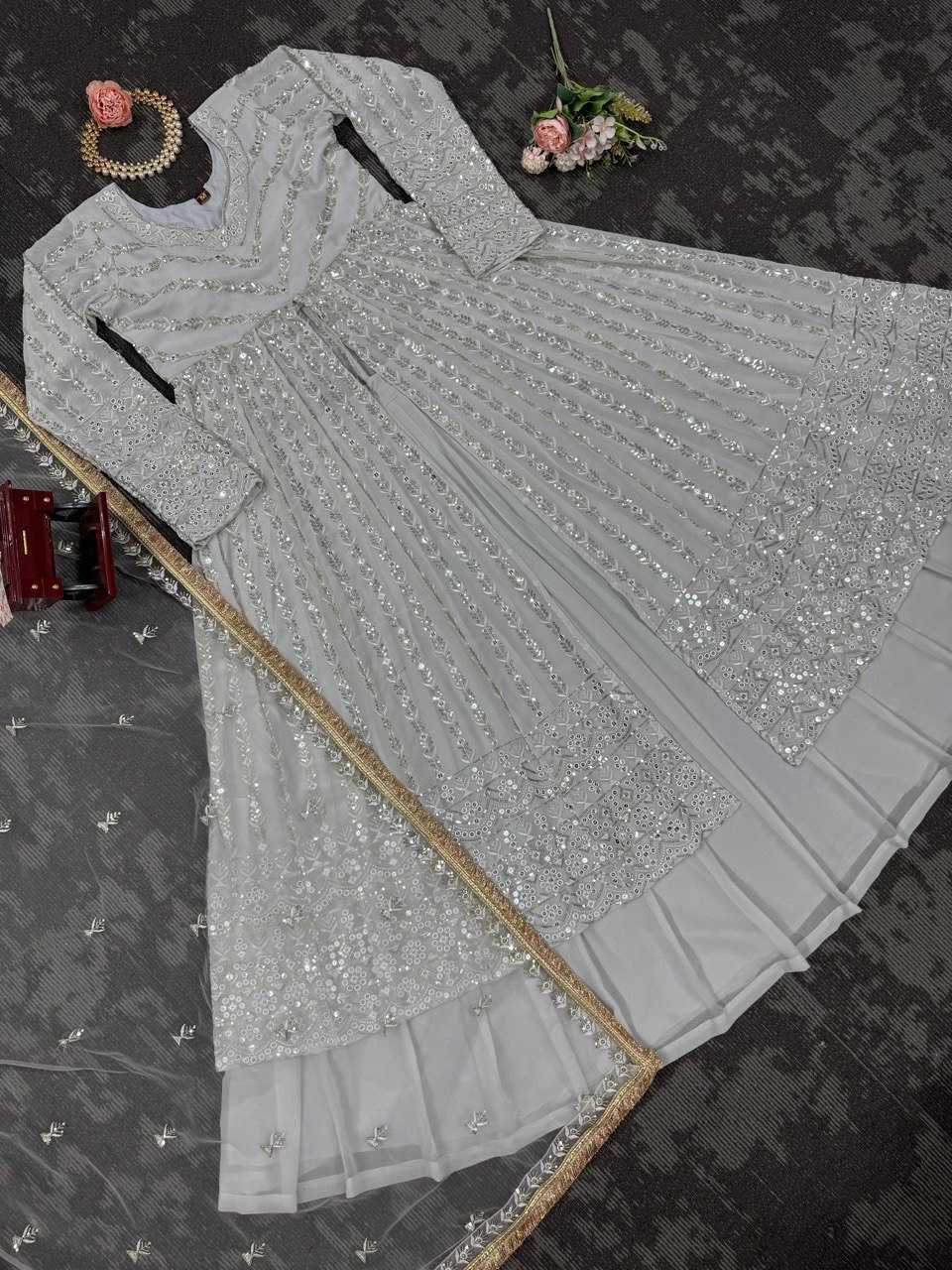 Ynf Georgette RIN162 6453 Lehengas Wholesale Designer Lehenga Georgette Lehenga Anarkali Lehenga Manufacturer- Kapda Export
