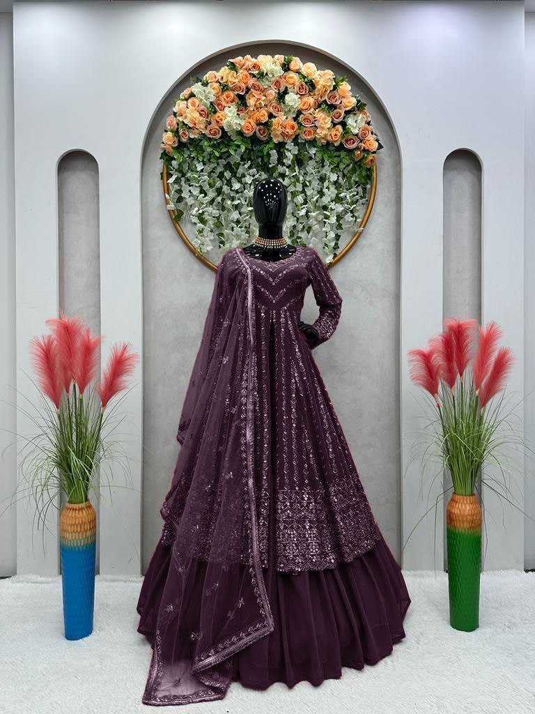 Ynf Georgette RIN162 6453 Lehengas Wholesale Designer Lehenga Georgette Lehenga Anarkali Lehenga Manufacturer- Kapda Export