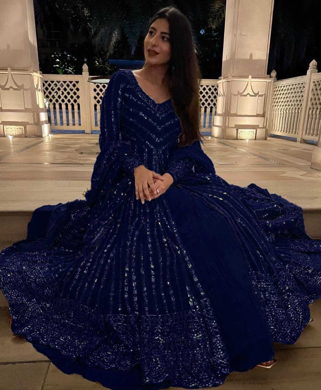 Ynf Georgette RIN162 6453 Lehengas Wholesale Designer Lehenga Georgette Lehenga Anarkali Lehenga Manufacturer- Kapda Export