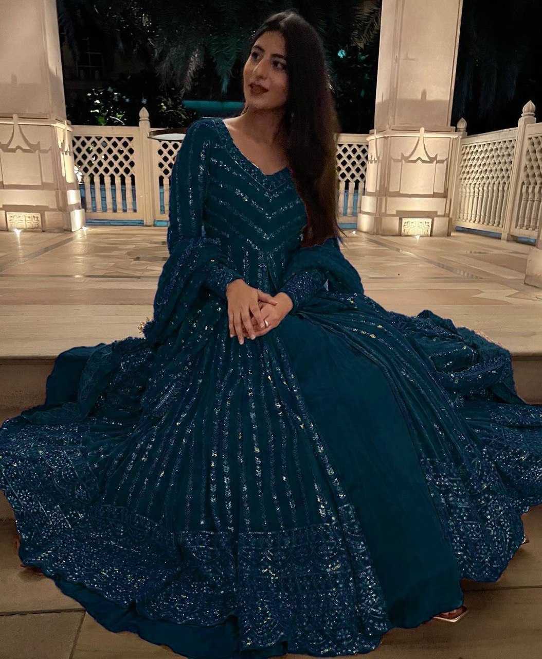 Ynf Georgette RIN162 6453 Lehengas Wholesale Designer Lehenga Georgette Lehenga Anarkali Lehenga Manufacturer- Kapda Export