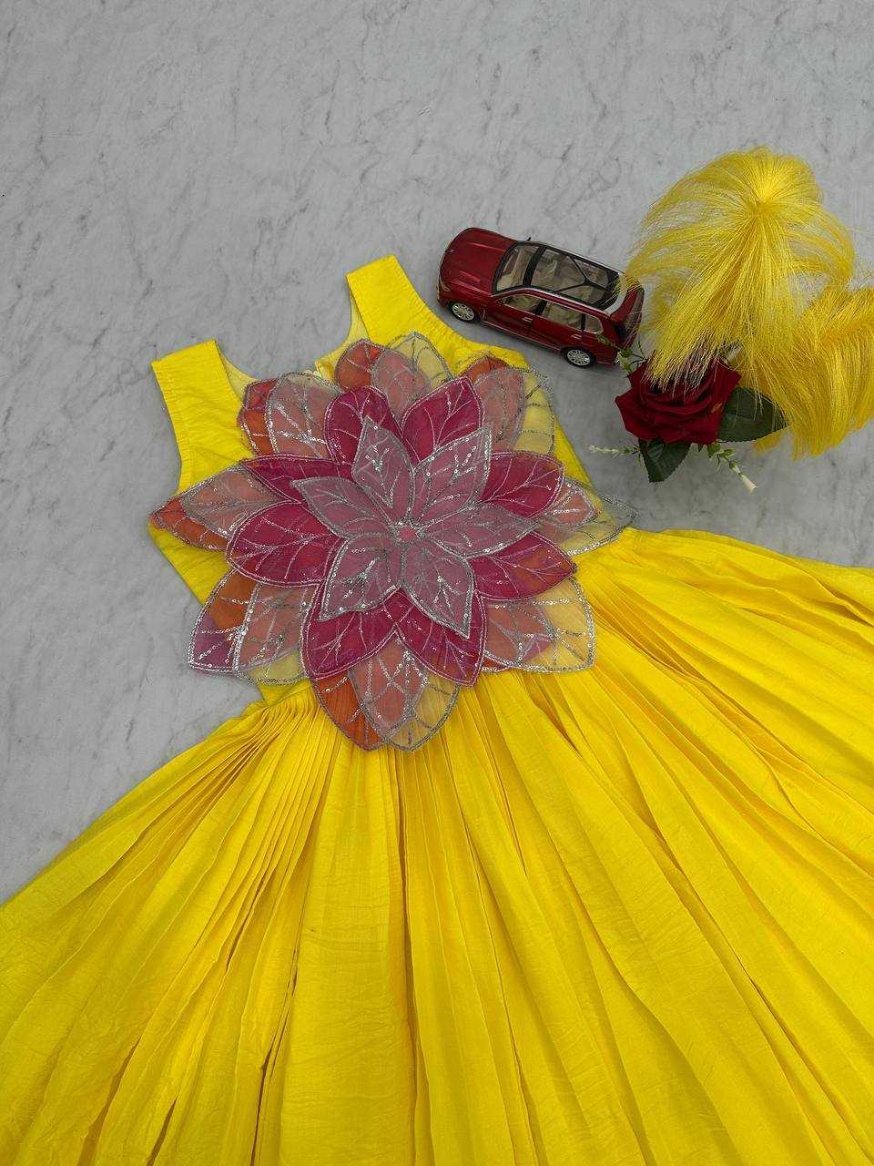 Ynf Heavy Parampara KESH496 519 Kurti Wholesale Sleeveless Kurtis Ruffle Kurtis Manufacturer- Kapda Export