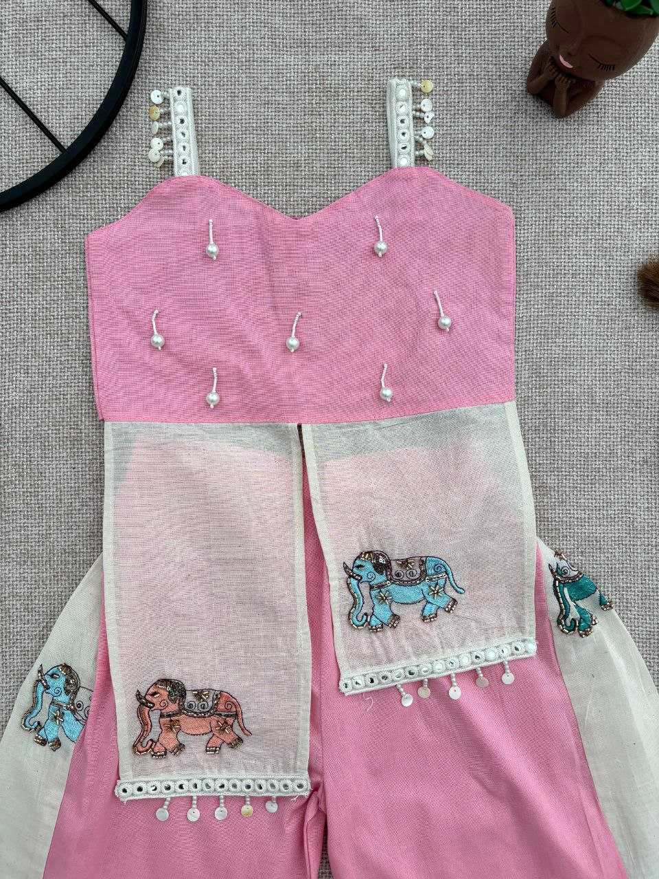 Ynf Khadi RIN107 378 Kids Wear Wholesale Top & Pant Kids Co-ord Set Kids Indo-Western Wear Manufacturer- Kapda Export
