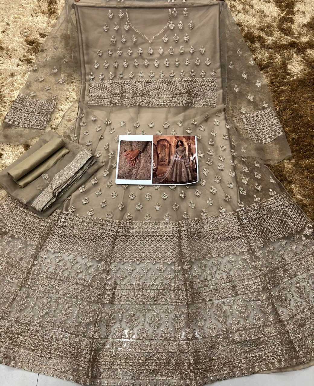 Ynf Net KESH504 8396 Gowns Wedding Collections Bollywood Collections Wholesale Embroidery Gowns Net Gowns Shamita Shetty Manufacturer- Kapda Export