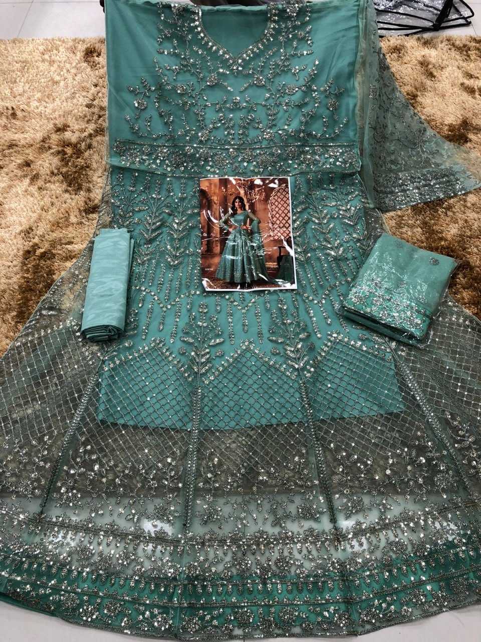 Ynf Net KESH504 8398 Gowns Wedding Collections Bollywood Collections Wholesale Embroidery Gowns Sequin Gowns Shamita Shetty Manufacturer- Kapda Export