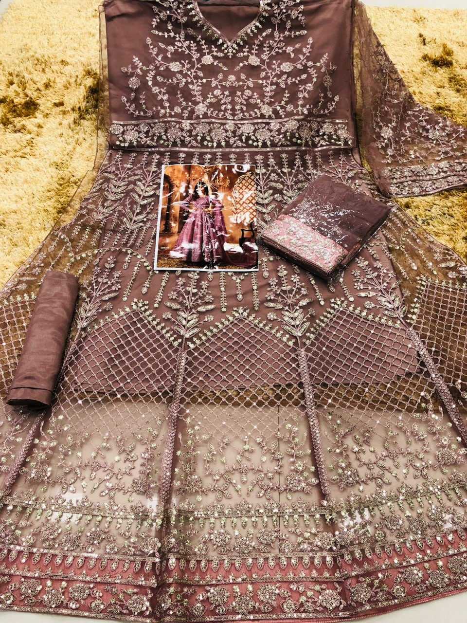 Ynf Net KESH504 8398 Gowns Wedding Collections Bollywood Collections Wholesale Embroidery Gowns Sequin Gowns Shamita Shetty Manufacturer- Kapda Export