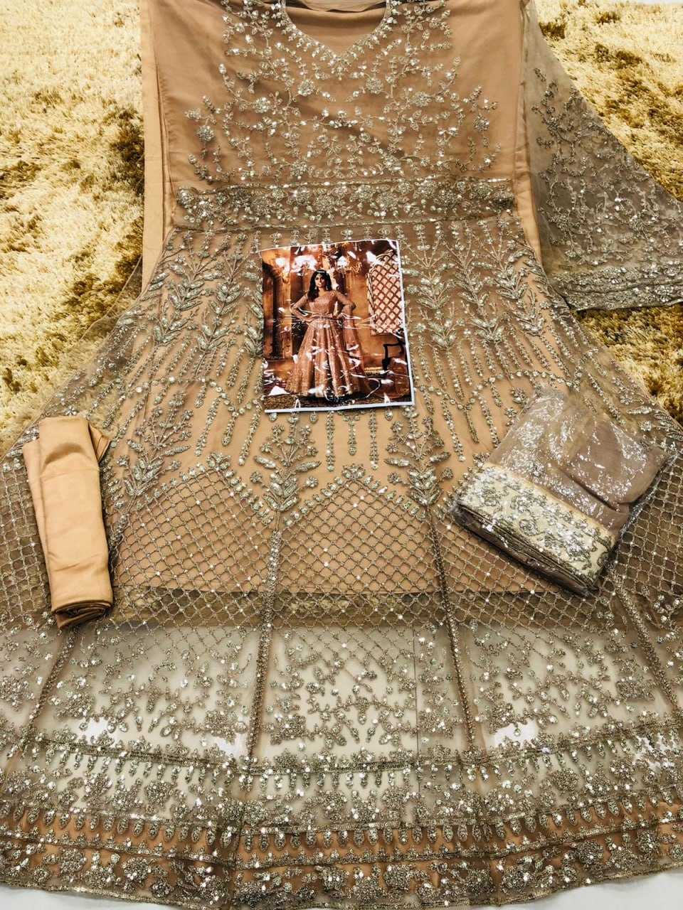 Ynf Net KESH504 8398 Gowns Wedding Collections Bollywood Collections Wholesale Embroidery Gowns Sequin Gowns Shamita Shetty Manufacturer- Kapda Export