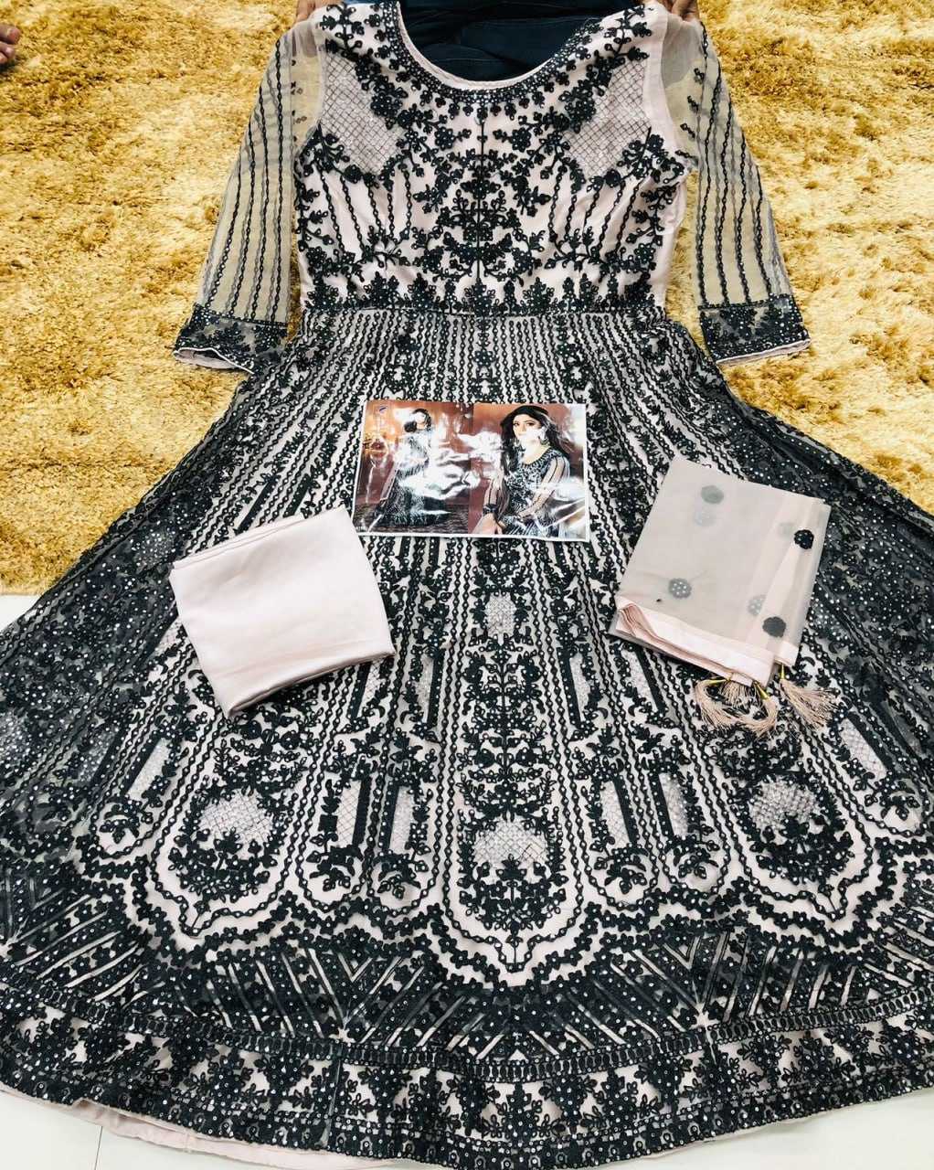 Ynf Net KESH504 9158 Gowns Bollywood Collections Festive Collections Wholesale Embroidery Gowns Net Gowns Shamita Shetty Manufacturer- Kapda Export