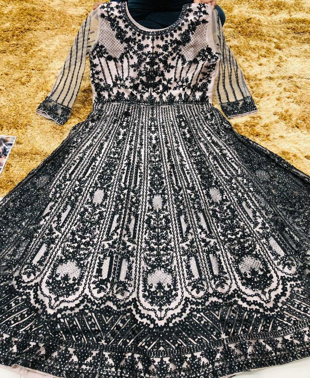 Ynf Net KESH504 9158 Gowns Bollywood Collections Festive Collections Wholesale Embroidery Gowns Net Gowns Shamita Shetty Manufacturer- Kapda Export