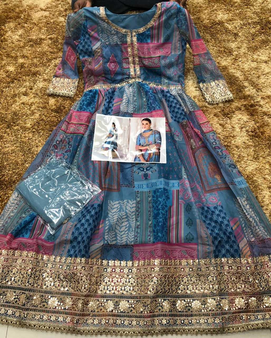 Ynf Organza KESH504 5273 Suits & Dresses Wholesale Alia Cut Suits Printed Suits Anarkali Suits Manufacturer- Kapda Export