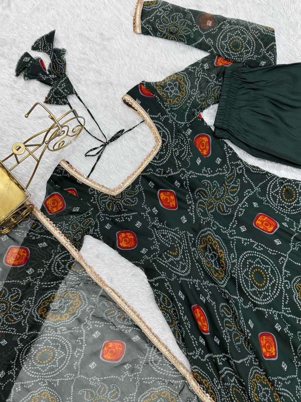 Ynf Pure Chiffon KESH504 48 Gowns Wedding Collections Festive Collections Wholesale Anarkali Gown Chiffon Gowns Lightweight Gowns Manufacturer- Kapda Export