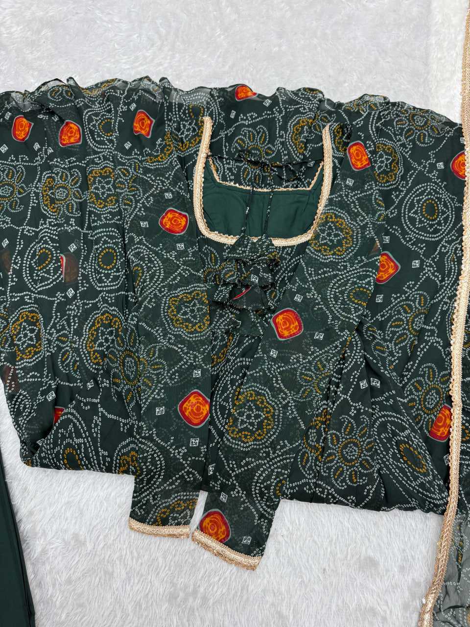 Ynf Pure Chiffon KESH504 48 Gowns Wedding Collections Festive Collections Wholesale Anarkali Gown Chiffon Gowns Lightweight Gowns Manufacturer- Kapda Export