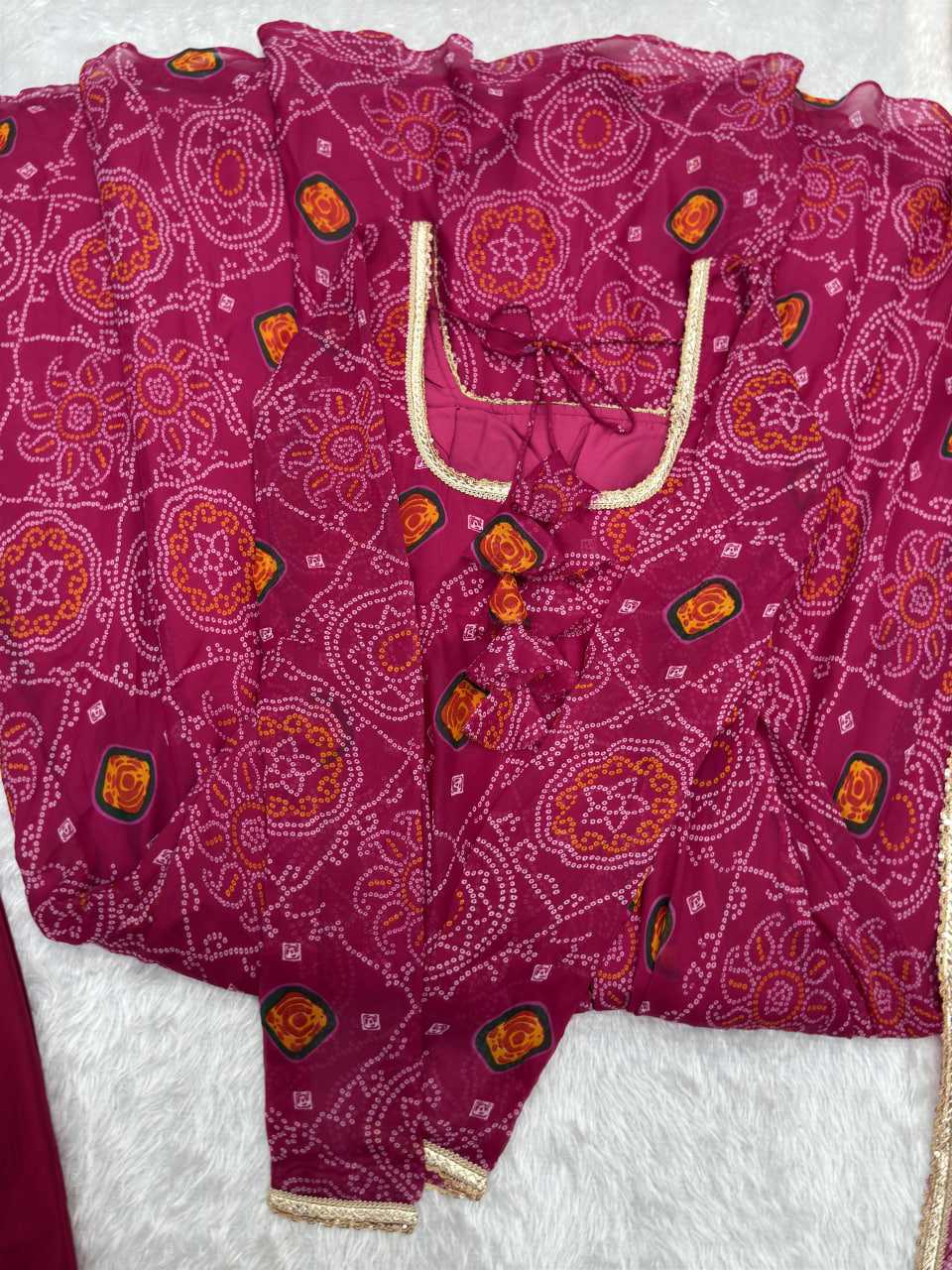 Ynf Pure Chiffon KESH504 48 Gowns Wedding Collections Festive Collections Wholesale Anarkali Gown Chiffon Gowns Lightweight Gowns Manufacturer- Kapda Export