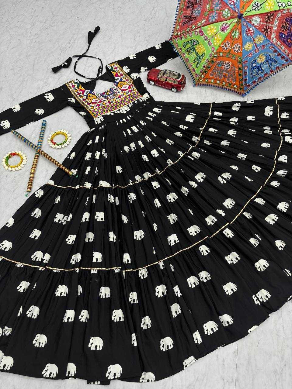 Ynf Pure Cotton KESH496 N35 Gowns Wedding Collections Festive Collections Wholesale Embroidery Gowns Party Wear Gowns Indo-Western Gowns Manufacturer- Kapda Export