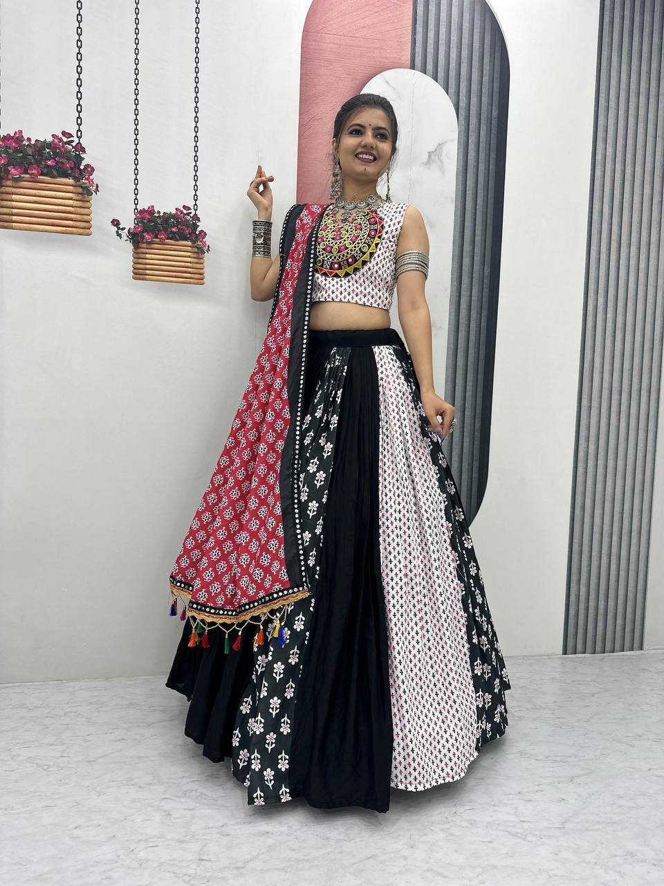 Ynf Pure Cotton KESH496 -N36 Lehengas Festive Collections Wholesale Fancy Lehenga Chaniya Choli Ram Navami Collections Manufacturer- Kapda Export