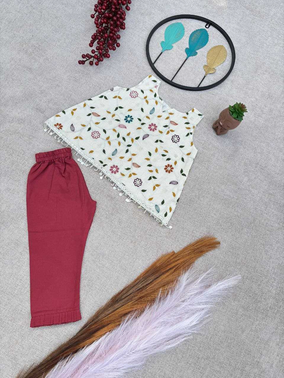 Ynf Pure Cotton RIN107 379 Kids Wear Wedding Collections Festive Collections Wholesale Kids Frocks Girls Cotton Frocks Kids Festive Wear Manufacturer- Kapda Export