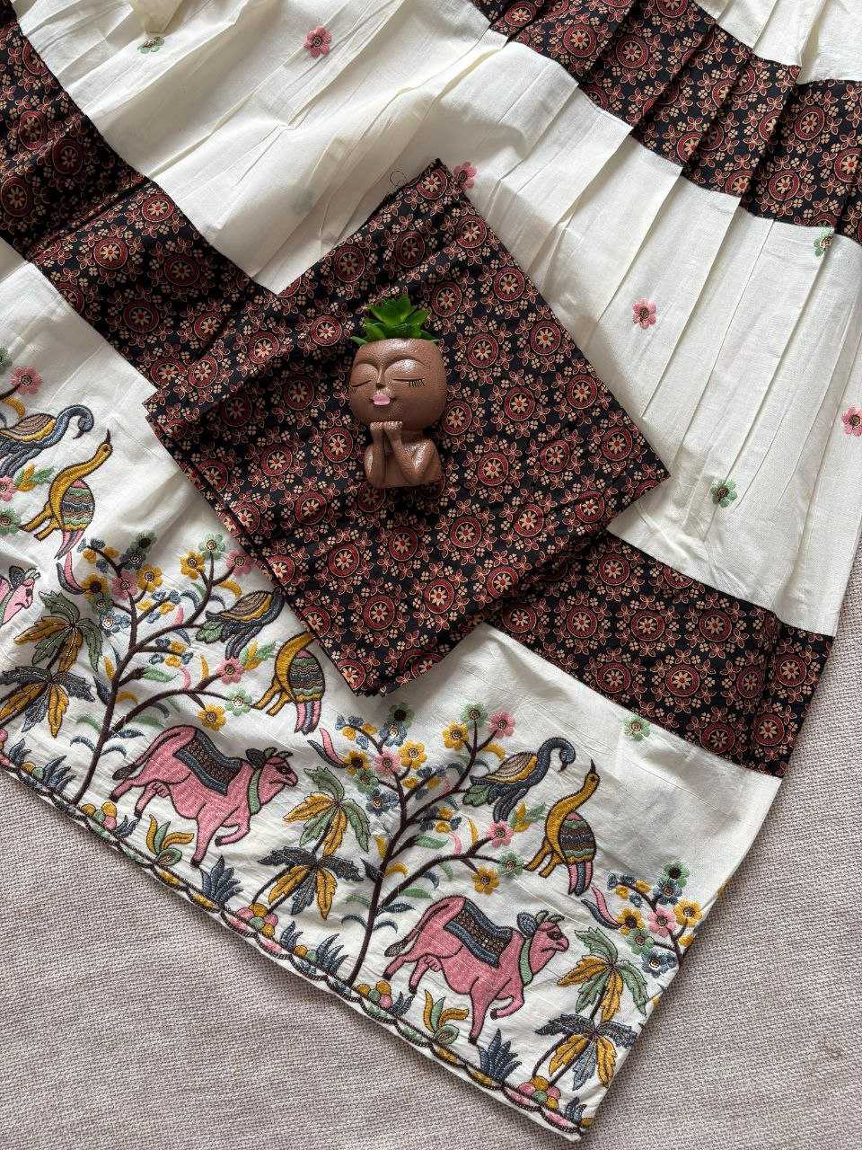 Ynf Pure Cotton RIN107 382 Kids Wear Wedding Collections Festive Collections Wholesale Kids Lehenga Embroidered Frock Girls Cotton Frocks Manufacturer- Kapda Export