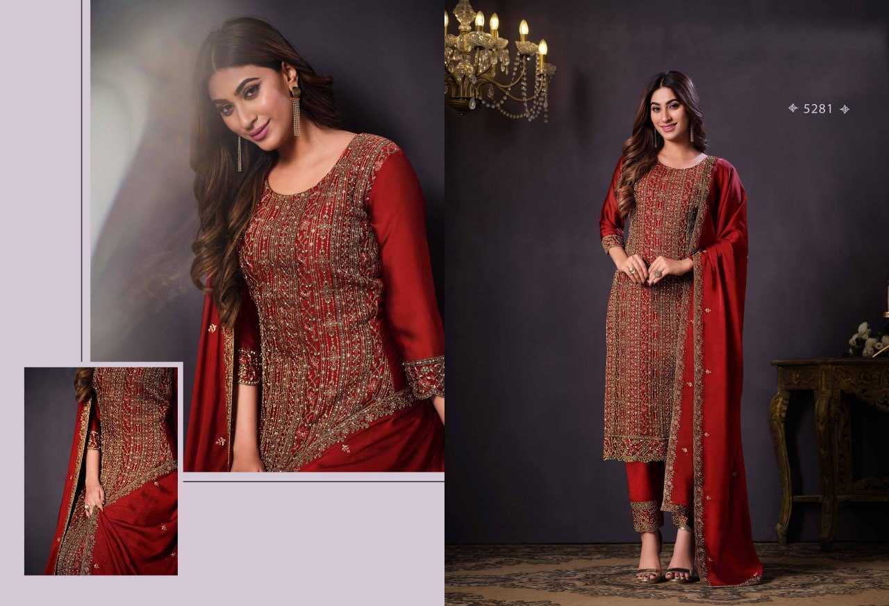 Ynf Rangoli Silk KESH504 5281 Suits & Dresses Wholesale Semi-Stitched Suits A-Line Suits Casual Dresses Manufacturer- Kapda Export