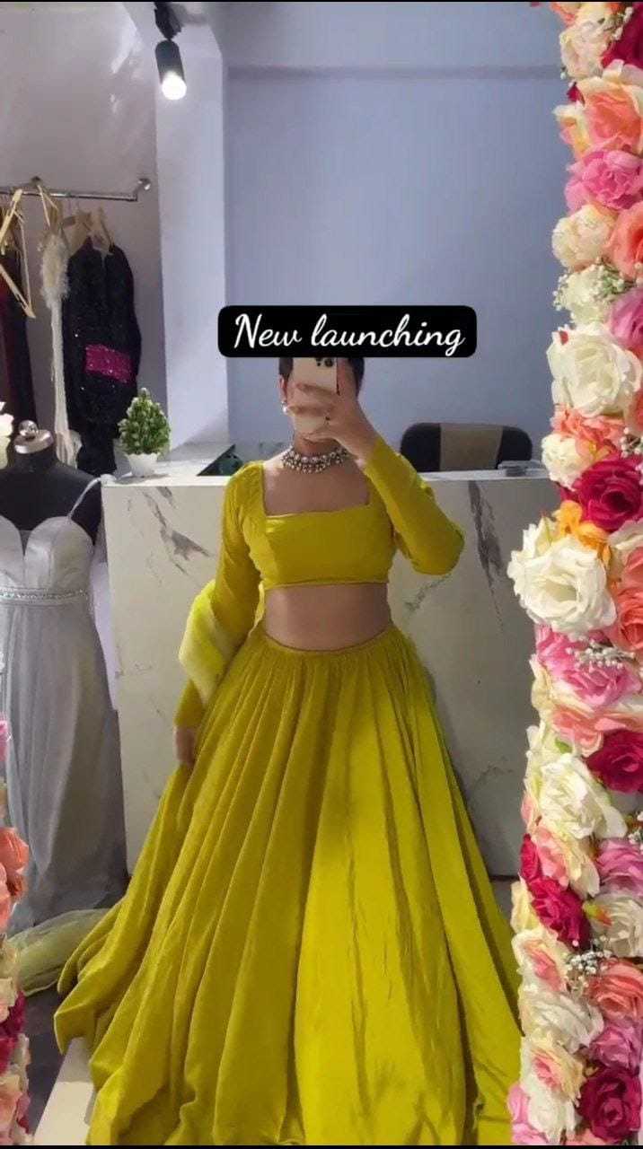 Ynf Satin Silk RIN157 5239 Lehengas Wedding Collections Plus Size Collections Wholesale Designer Lehenga Silk Lehenga After-Party Outfits Manufacturer- Kapda Export