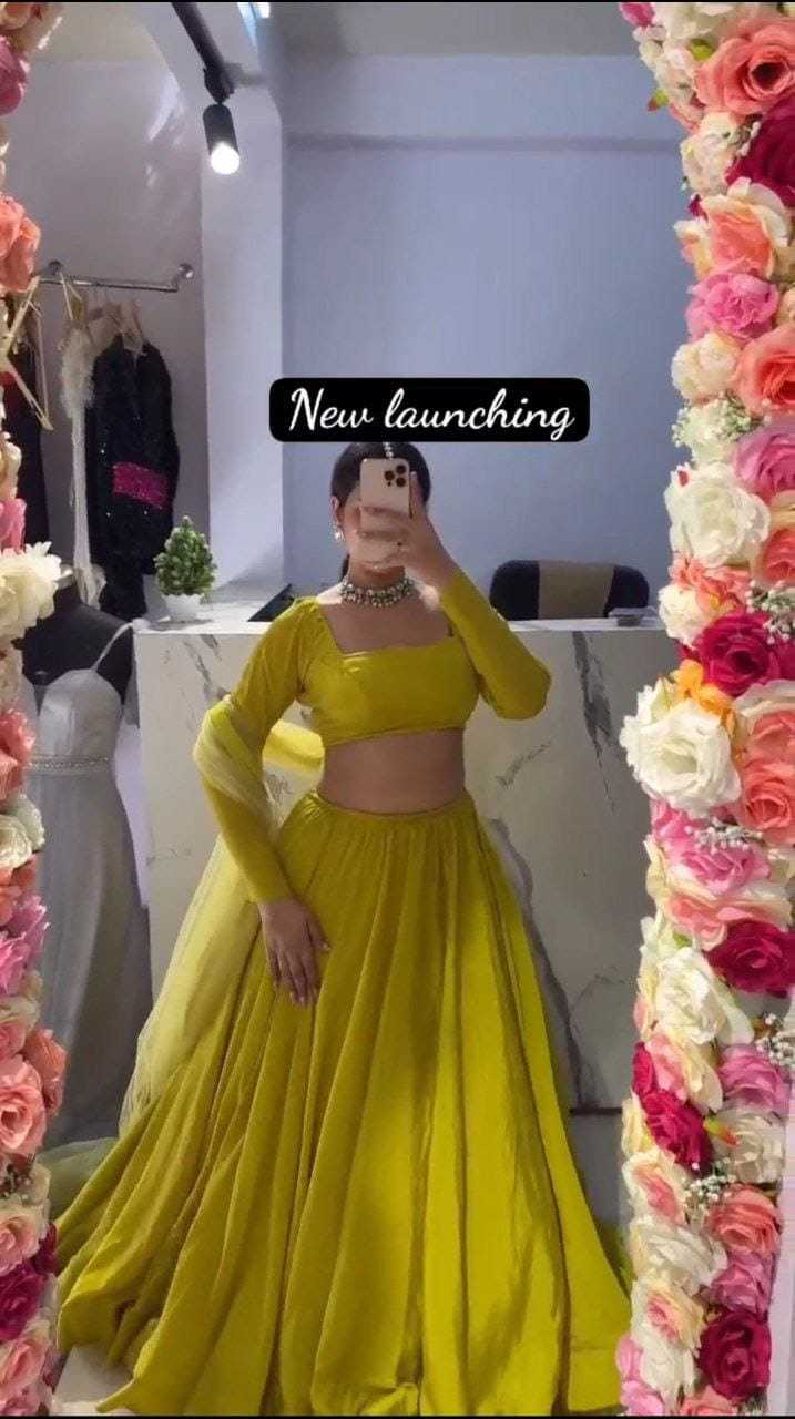 Ynf Satin Silk RIN157 5239 Lehengas Wedding Collections Plus Size Collections Wholesale Designer Lehenga Silk Lehenga After-Party Outfits Manufacturer- Kapda Export