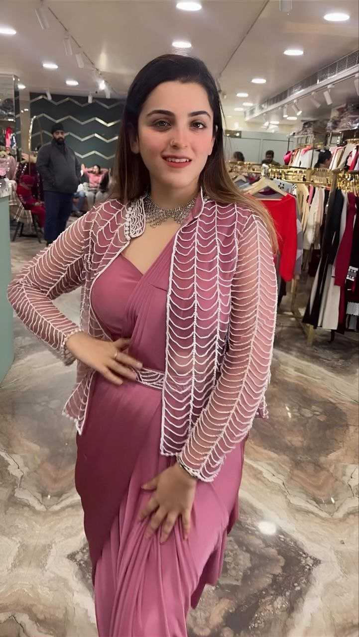 Ynf Silk KESH516 9263 Sarees Wholesale Ready To Wear Sarees Party Wear Sarees Fancy Sarees Saree with Belt Saree with Jacket Manufacturer- Kapda Export