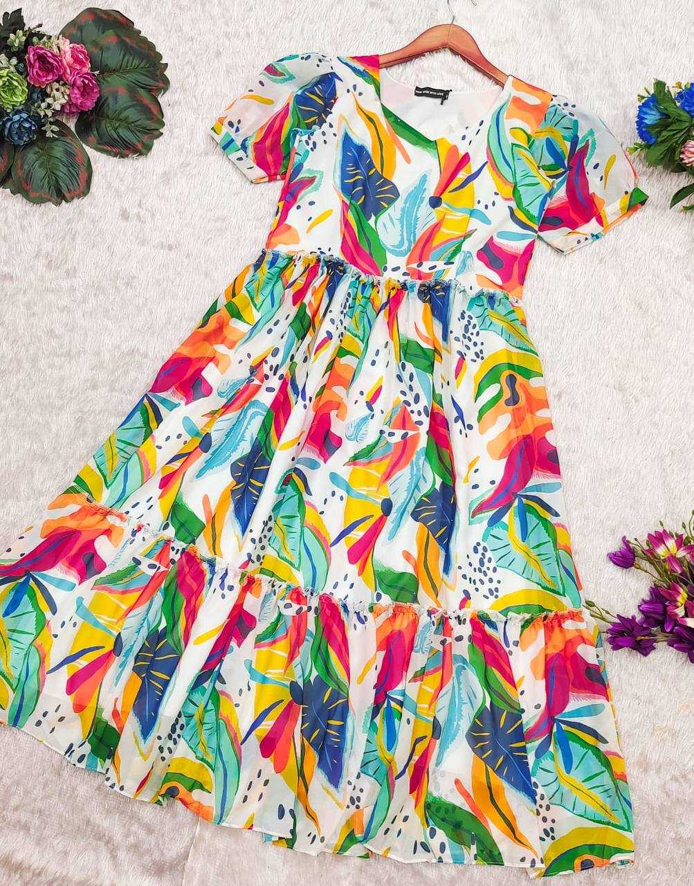 Ynf Soft Cotton RIN218 1070 Gowns Wedding Collections Festive Collections Wholesale Printed Gowns Party Gowns Indo-Western Gowns Manufacturer- Kapda Export