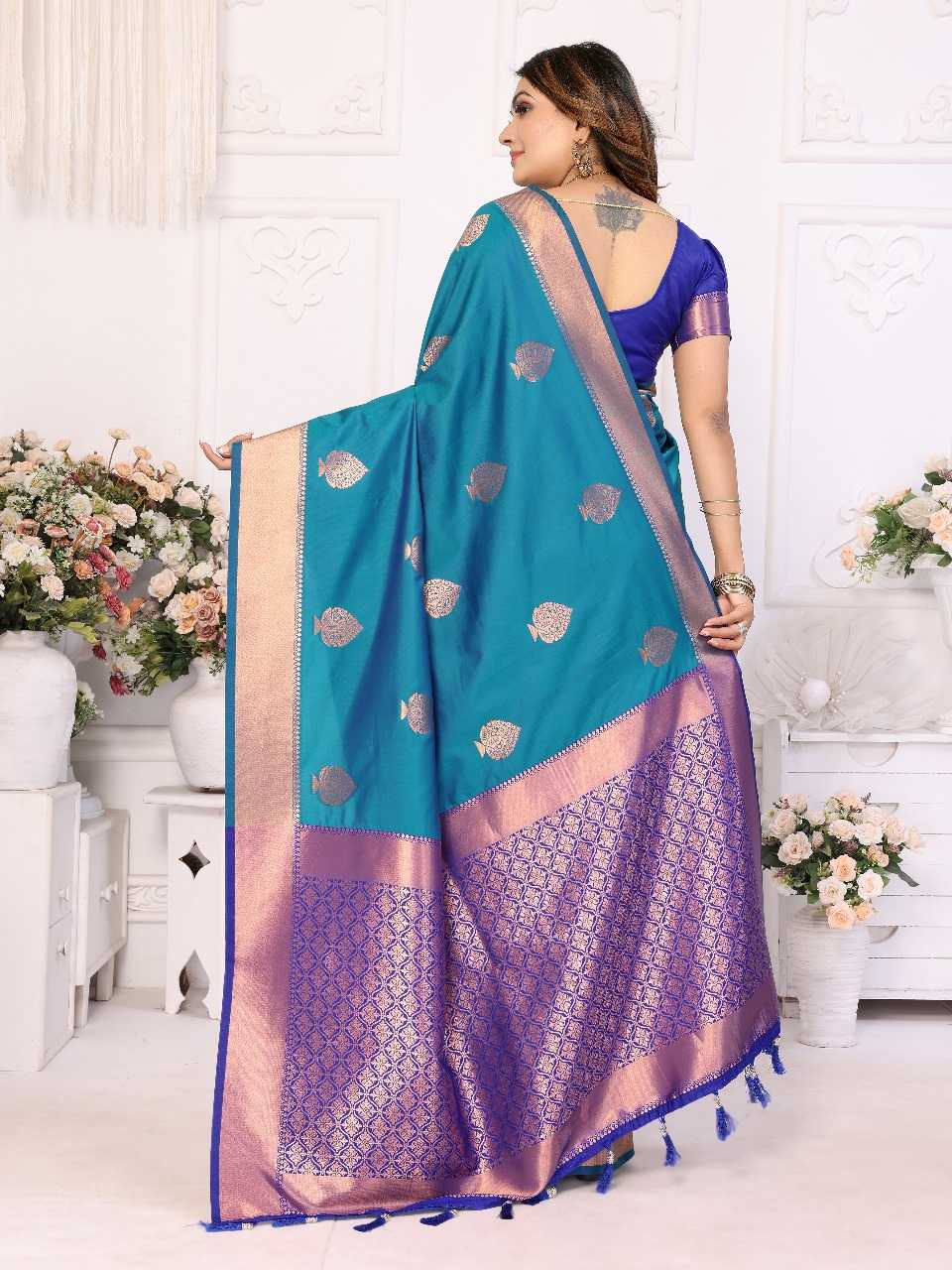 Ynf Soft Silk RIN144 vardhman Silk Sarees Wedding Collections Festive Collections Wholesale Soft Silk Sarees Banarasi Silk Sarees With Zari Work Bridesmaid Outfits Manufacturer- Kapda Export