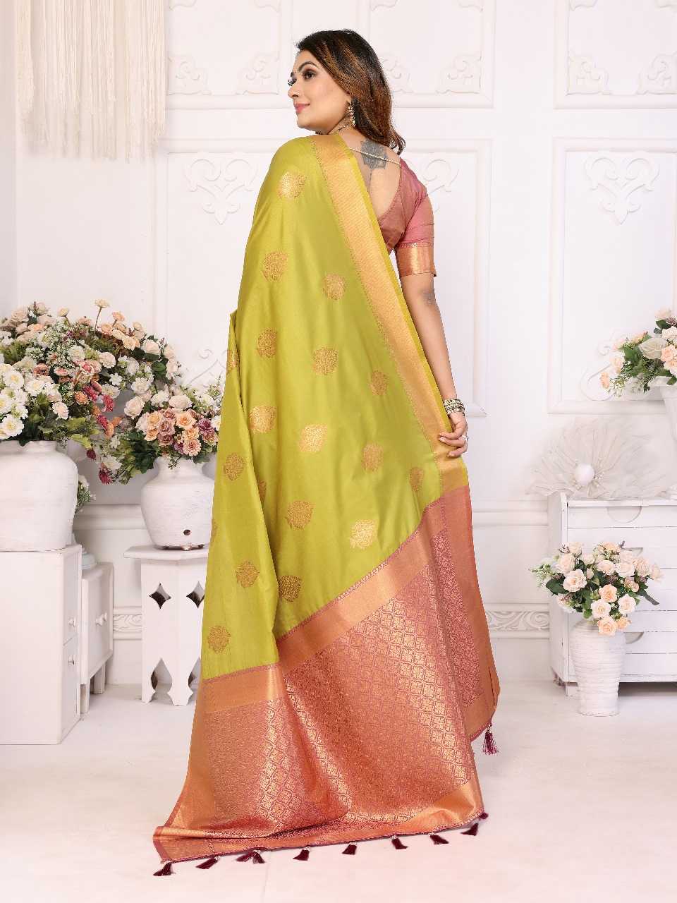 Ynf Soft Silk RIN144 vardhman Silk Sarees Wedding Collections Festive Collections Wholesale Soft Silk Sarees Banarasi Silk Sarees With Zari Work Bridesmaid Outfits Manufacturer- Kapda Export