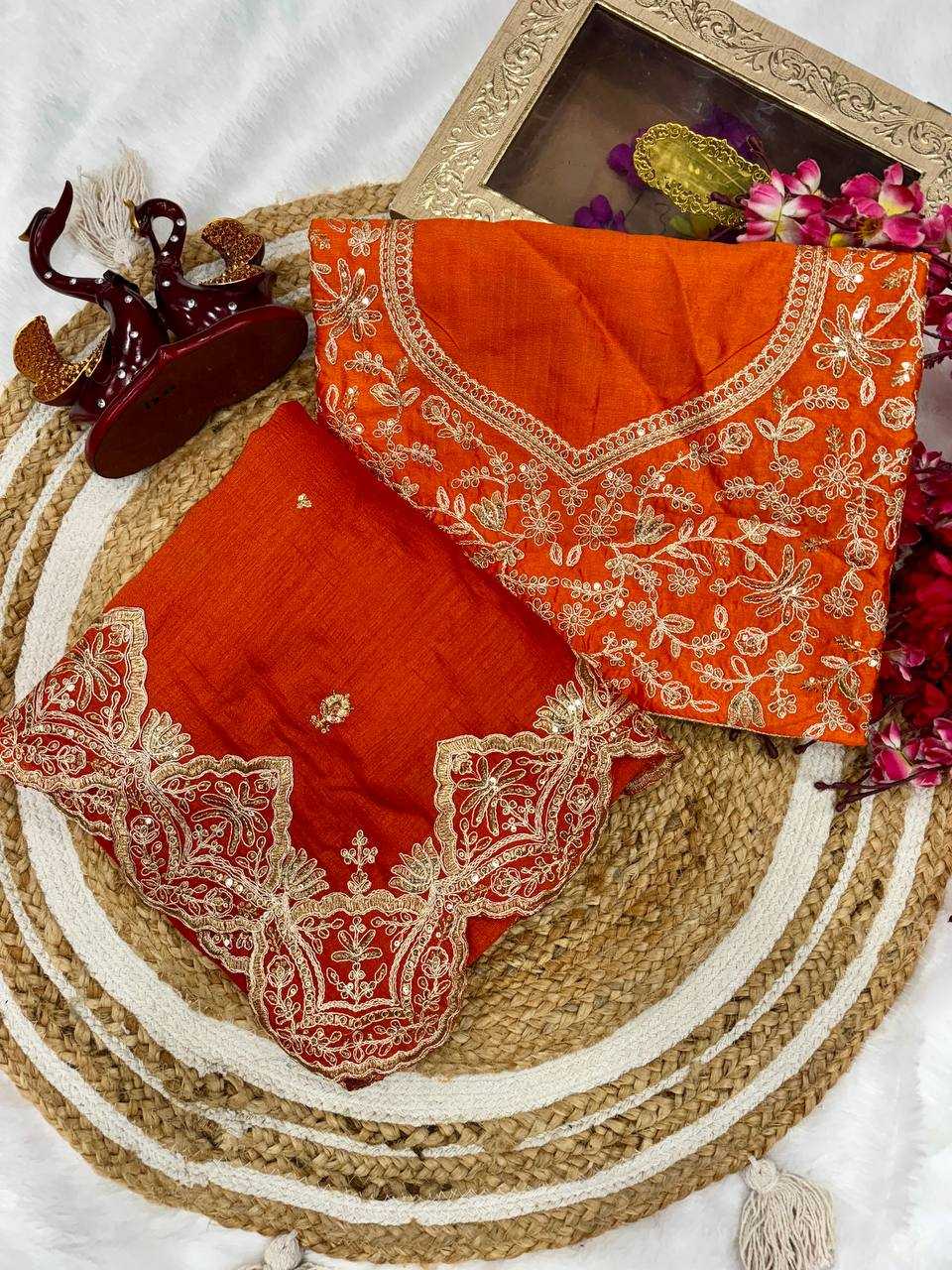 Ynf Vichitra Silk RIN151 5455 Bollywood Collections Wholesale Rashmika Mandanna Sarees Manufacturer- Kapda Export