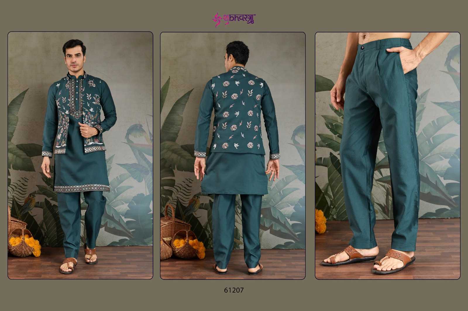 Ynf Viscose KESH481 RAJWADA ATTIRE-4 Mens Wear Wedding Collections Festive Collections Wholesale Mens Kurta Pyjama Wedding Outfits Mens Ethnic Jackets Manufacturer- Kapda Export