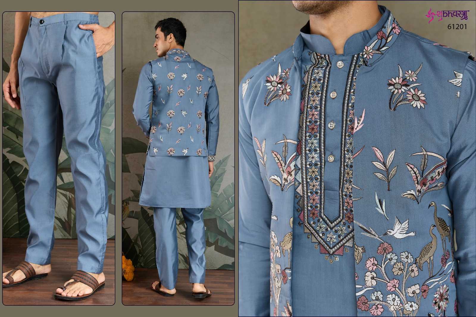 Ynf Viscose KESH481 RAJWADA ATTIRE-4 Mens Wear Wedding Collections Festive Collections Wholesale Mens Kurta Pyjama Wedding Outfits Mens Ethnic Jackets Manufacturer- Kapda Export