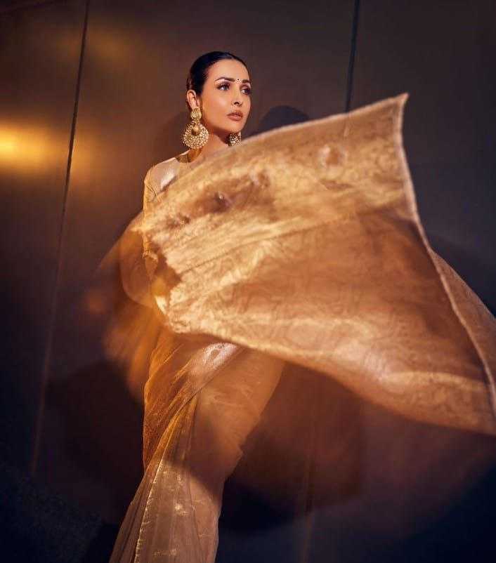 Ynf Banana Silk KESH525 Malaika Arora Silk Sarees Bollywood Collections Wholesale Banarasi Silk Sarees Malaika Arora Sarees Manufacturer- Kapda Export