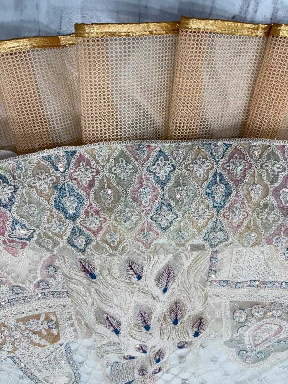 Ynf Butterfly Net KESH508 1064 Lehengas Wholesale Designer Lehenga Wedding Lehenga White Lehenga Manufacturer- Kapda Export