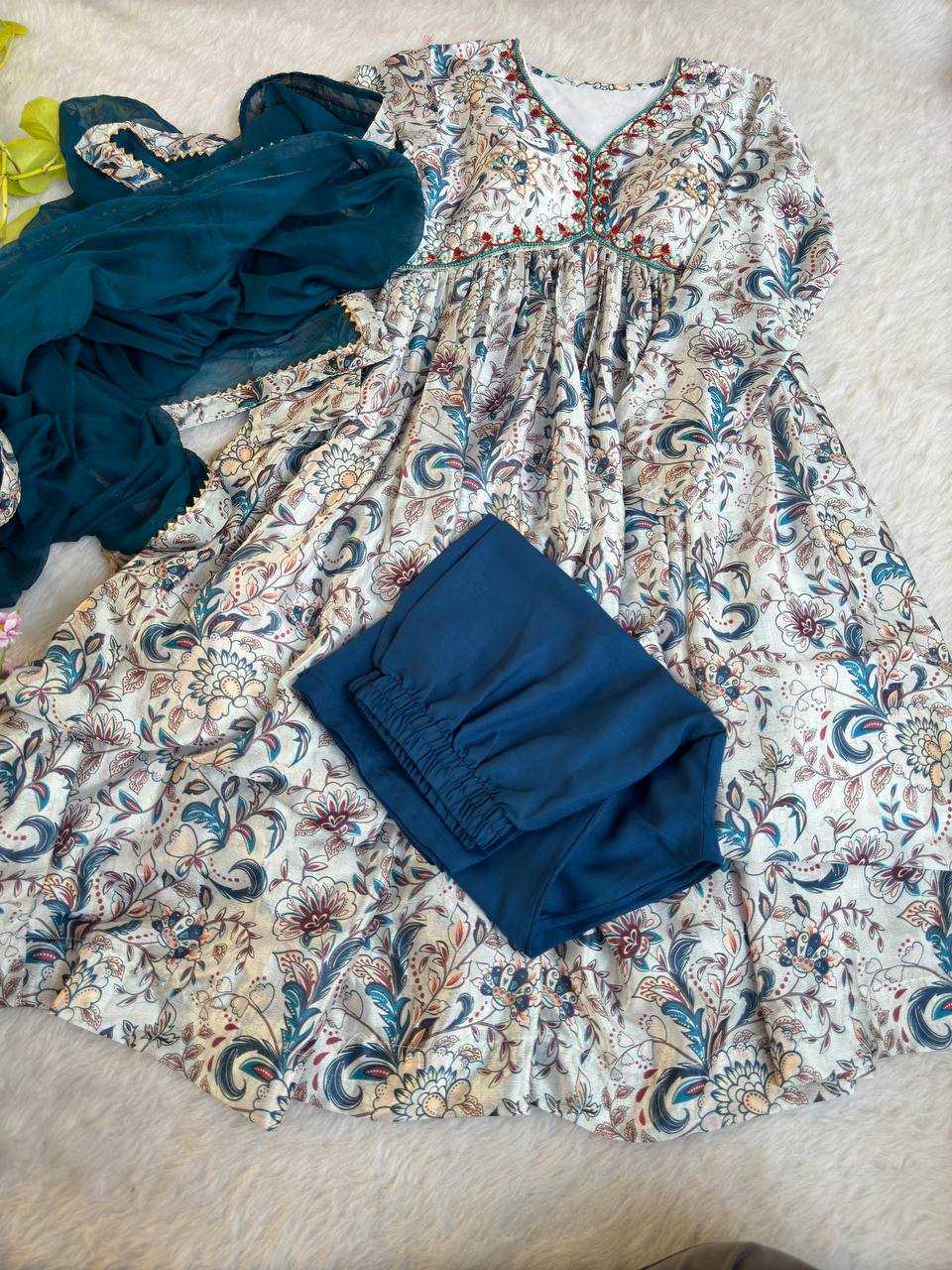 Ynf Chiffon KESH513 445 Suits & Dresses Wholesale Ladies Suits Alia Cut Suits Designer Suits Manufacturer- Kapda Export