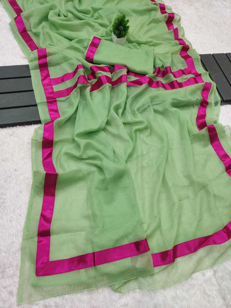 Ynf Chiffon RIN216 Ankita Sarees Bollywood Collections Festive Collections Wholesale Chiffon Sarees Sarees With Blouse Ankita Lokhande Manufacturer- Kapda Export