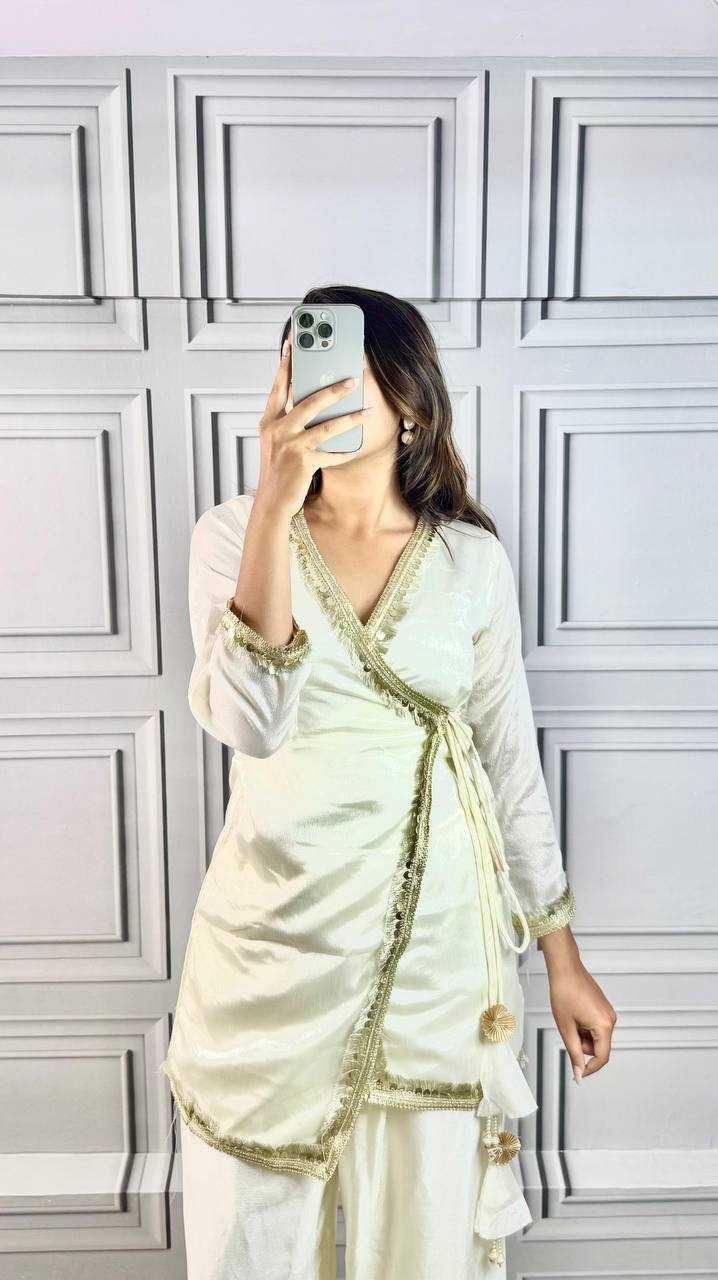 Ynf Chinon Silk KESH531 1040 Kurti Wholesale Casual Kurtis Festive Kurtis Short Kurtis Party Wear Kurtis Gota Patti Kurtis Kurti With Palazzo Manufacturer- Kapda Export