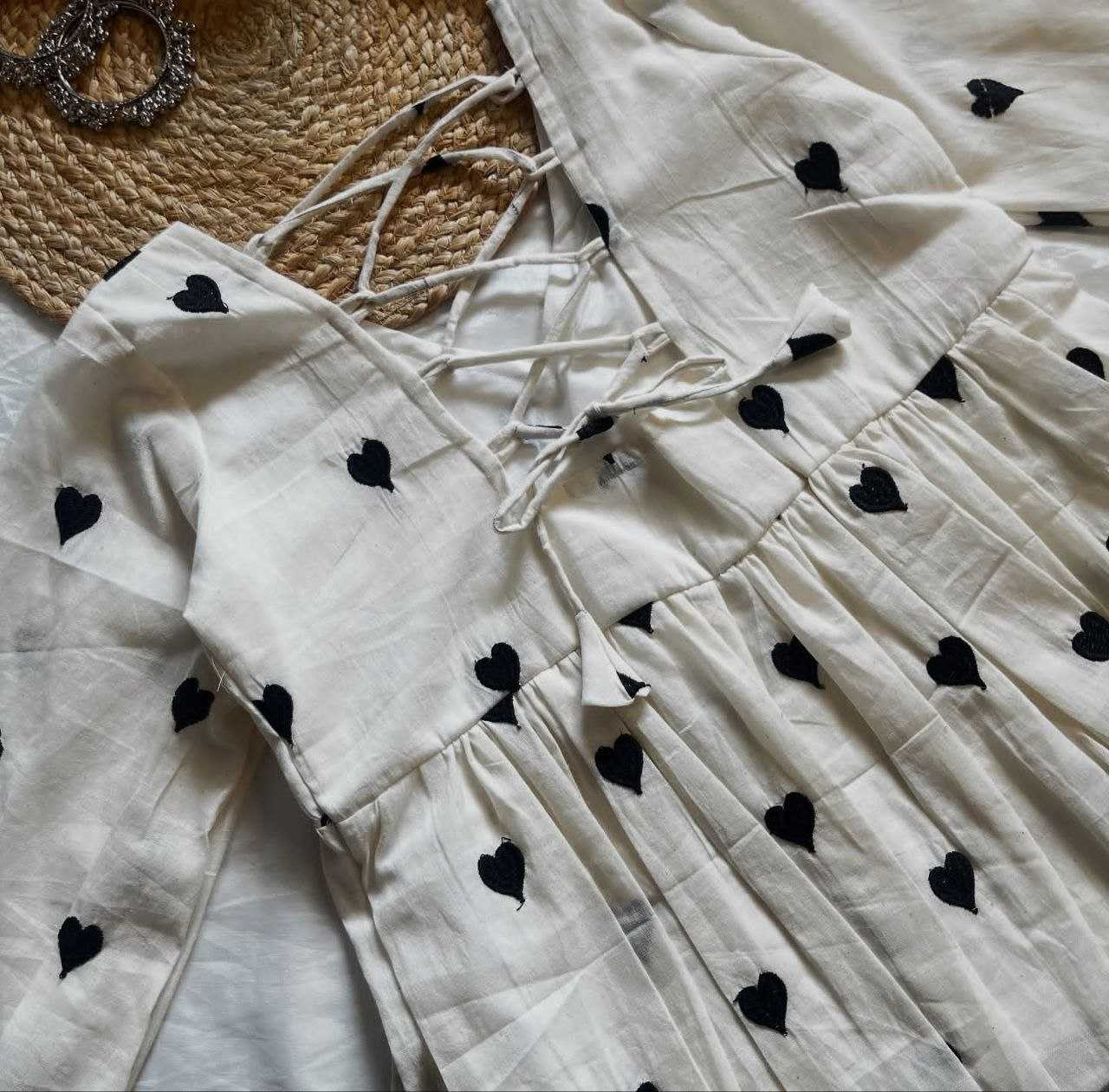 Ynf Cotton RIN107 DORI Kids Wear Wedding Collections Festive Collections Wholesale Girls Cotton Frocks Kids Festive Wear Kids Indo-Western Wear Manufacturer- Kapda Export