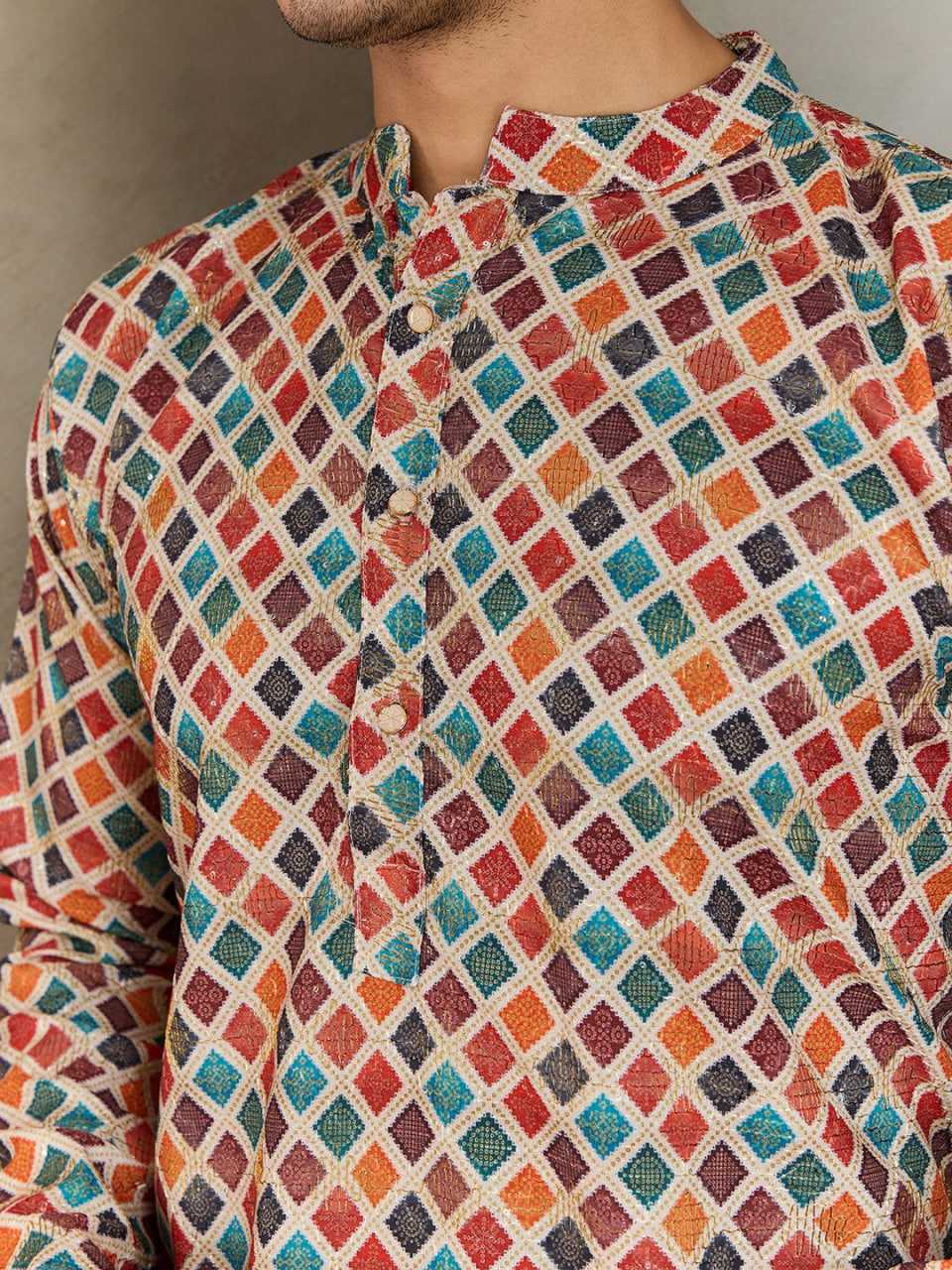 Ynf Cotton RIN188 KILLER 8 Mens Wear Wholesale Men Cotton Kurta Men Printed Shirt Ethnic Waistcoats Manufacturer- Kapda Export