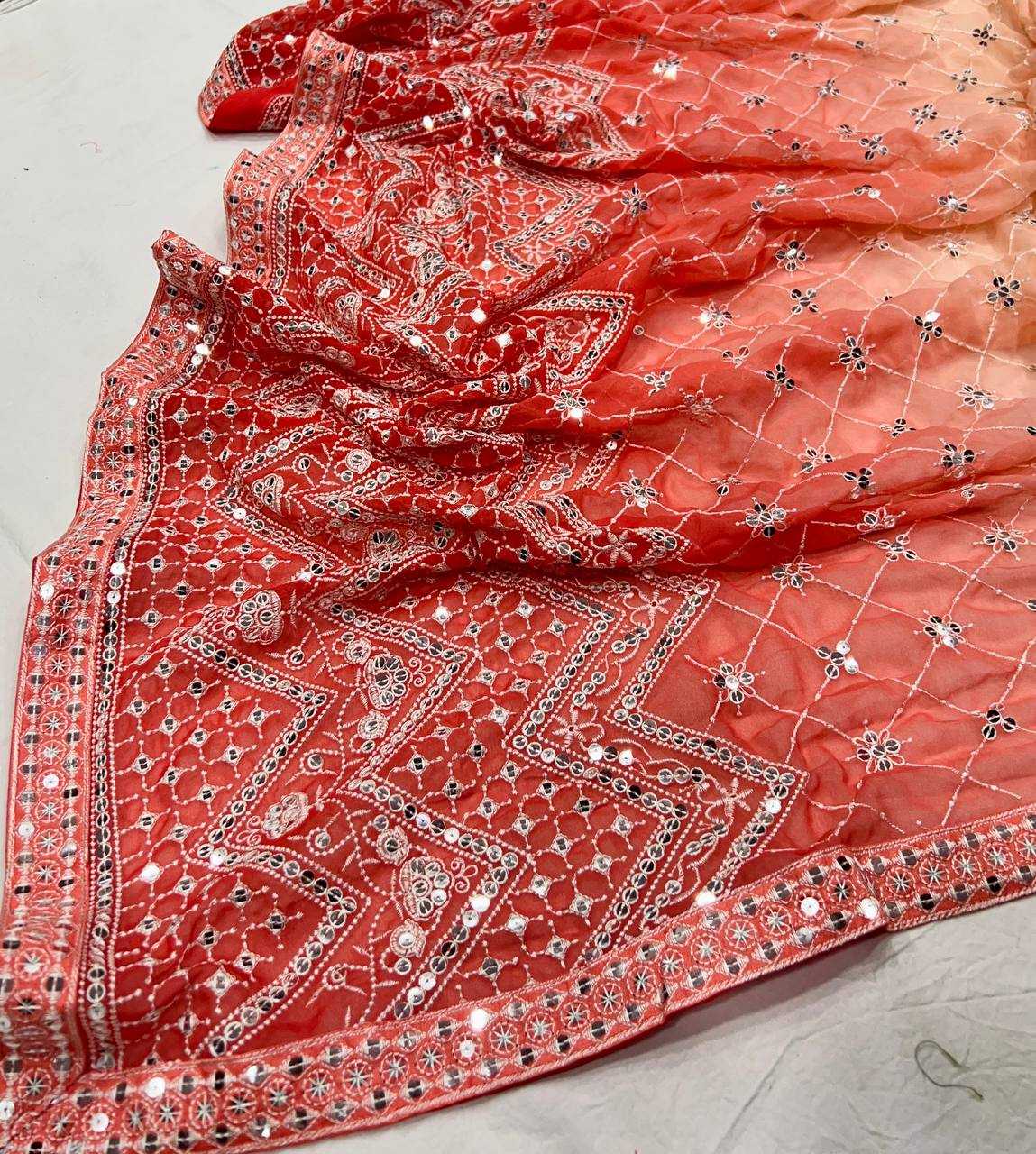 Ynf Faux Georgette KESH556 306 Sarees Wholesale Sequence Sarees Heavy Sarees Manufacturer- Kapda Export