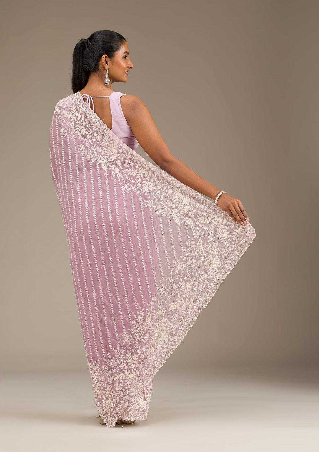 Ynf Faux Georgette RIN164 No Compromise Sarees Wedding Collections Wholesale Designer Sarees Georgette Sarees Pink Sarees Manufacturer- Kapda Export