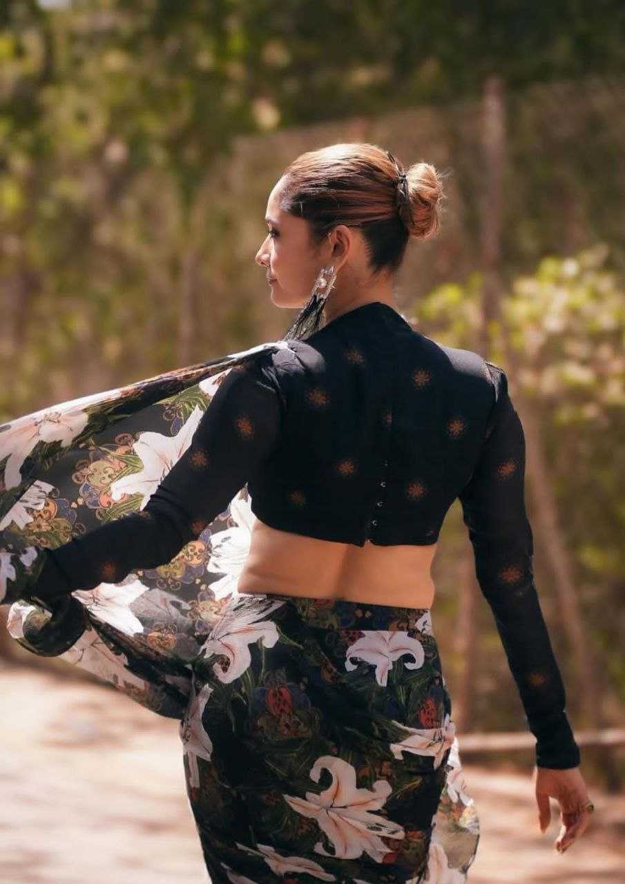 Ynf Georgette KESH518 4372 Bollywood Collections Wholesale Ankita Lokhande Manufacturer- Kapda Export