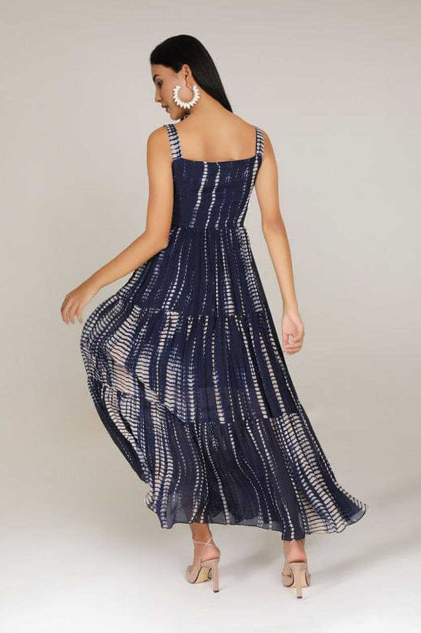 Ynf Georgette KESH559 360 Suits & Dresses Western Wears Festive Collections Wholesale Indo Western Dresses Georgette Dresses Sleeveless Dresses Manufacturer- Kapda Export