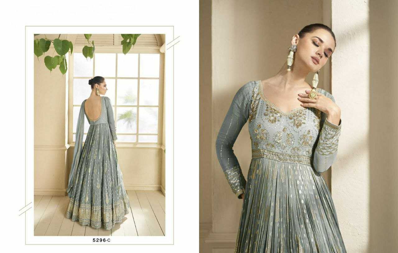 Ynf Georgette RIN131 5296 Suits & Dresses Wholesale Anarkali Suits Semi Stitched Suits Semi-Stitched Suits Manufacturer- Kapda Export