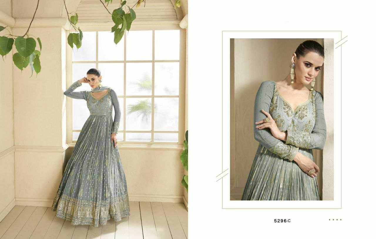 Ynf Georgette RIN131 5296 Suits & Dresses Wholesale Anarkali Suits Semi Stitched Suits Semi-Stitched Suits Manufacturer- Kapda Export