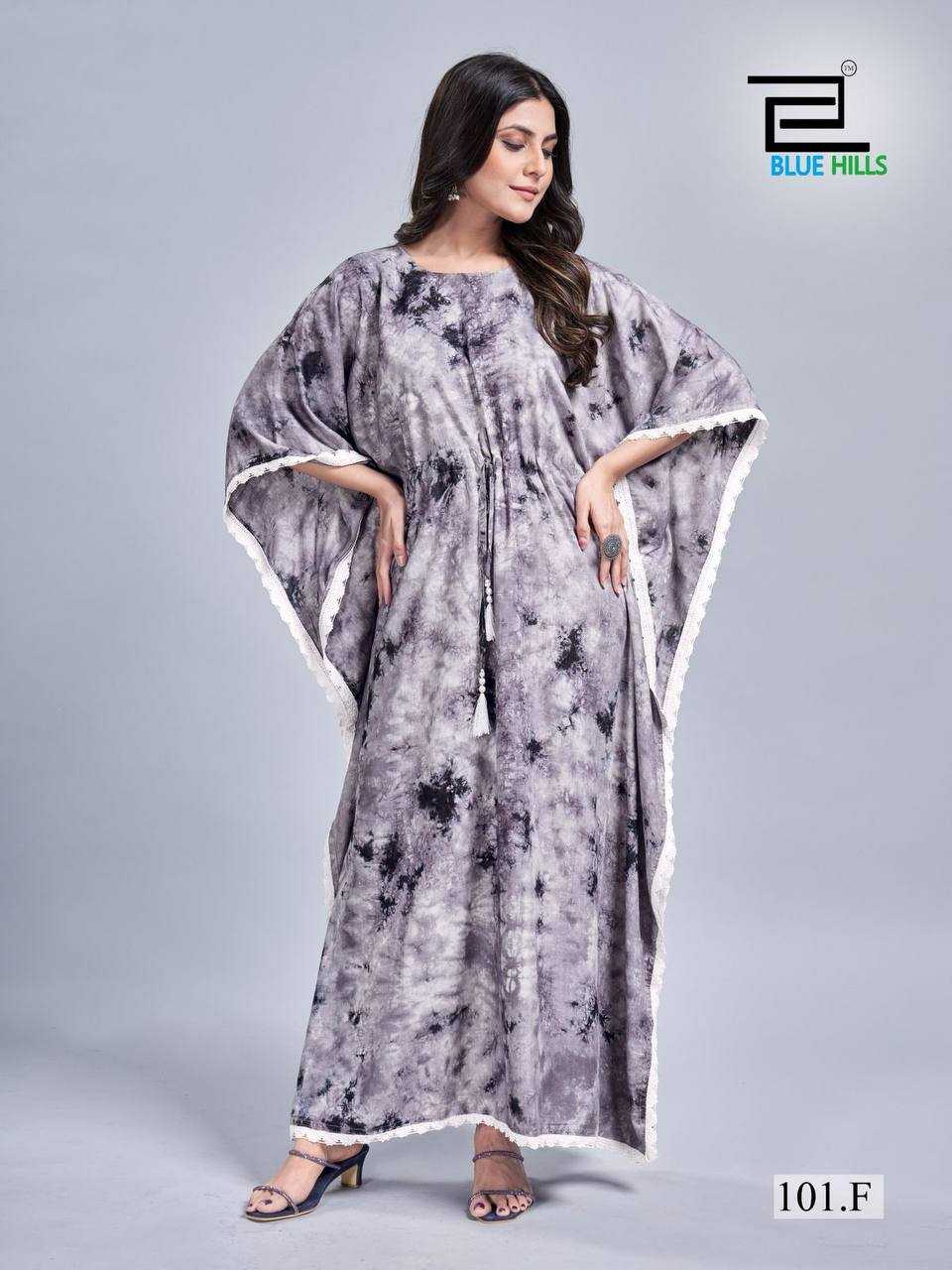 Ynf Heavy Rayon RIN125 Kaftan dress vol 1 Kurti Wholesale Kaftan Kurtis Manufacturer- Kapda Export
