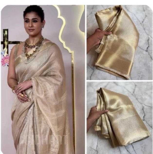 Ynf Kanjivaram Silk KESH525 NAYANTHARA TISSUE Silk Sarees Bollywood Collections Wholesale Kanjeevaram Sarees Nayanthara Manufacturer- Kapda Export