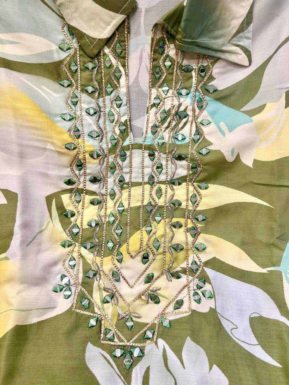 Ynf Muslin Silk KESH531 1032 Kurti Wholesale Festive Kurtis Embroidered Kurtis Kurti With Palazzo Kurtis With Pockets Manufacturer- Kapda Export