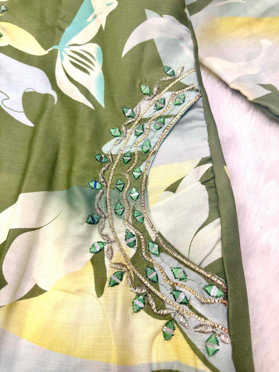 Ynf Muslin Silk KESH531 1032 Kurti Wholesale Festive Kurtis Embroidered Kurtis Kurti With Palazzo Kurtis With Pockets Manufacturer- Kapda Export